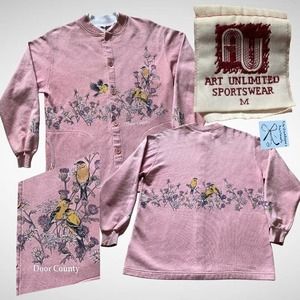 Art Unlimited Sportswear Door County Wisconsin Finch Spring Shacket Sz M